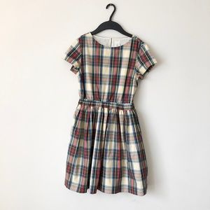 Crewcuts plaid holiday dress